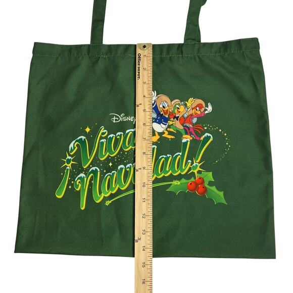 Disneyland Resort Magic Key Viva Navidad Green Tote - Picture 5 of 6